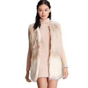 Alex Max Faux Fur Vest Size Small